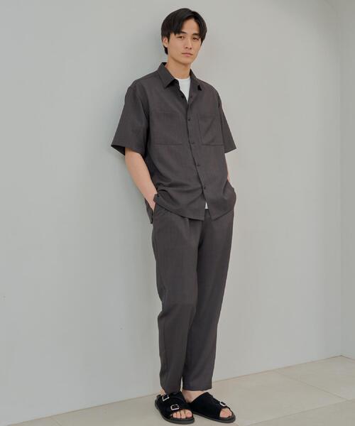 THE SHOP TK シャツ ドライポリ 半袖シャツ セットアップ可/吸水速乾