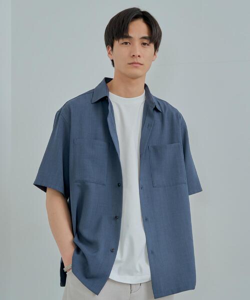 Lサイズ♬半袖Ｔシャツ メンズ 夏物 THE SHOP TK シャツ ドライポリ半袖シャツ セットアップ可/吸水速乾