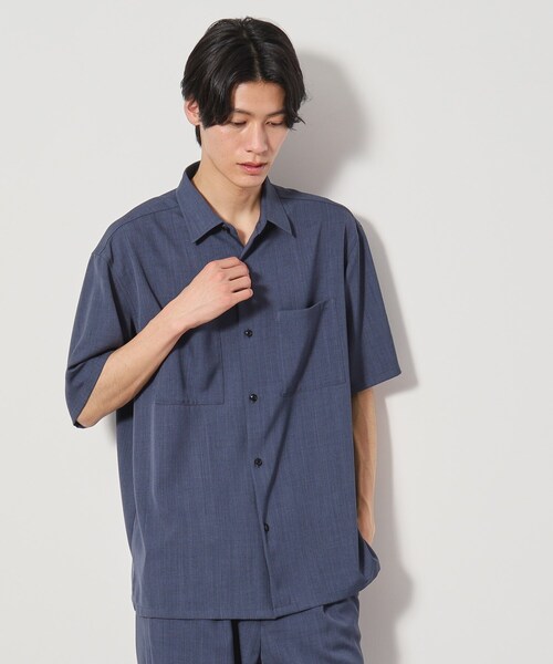 THE SHOP TK シャツ ドライポリ 半袖シャツ セットアップ可/吸水速乾