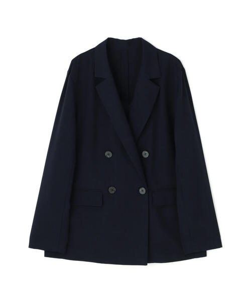 NATURAL BEAUTY BASIC ネイビー ダブルテーラードジャケット NATURAL BEAUTY BASIC ジャケット テーラードジャケット ライト