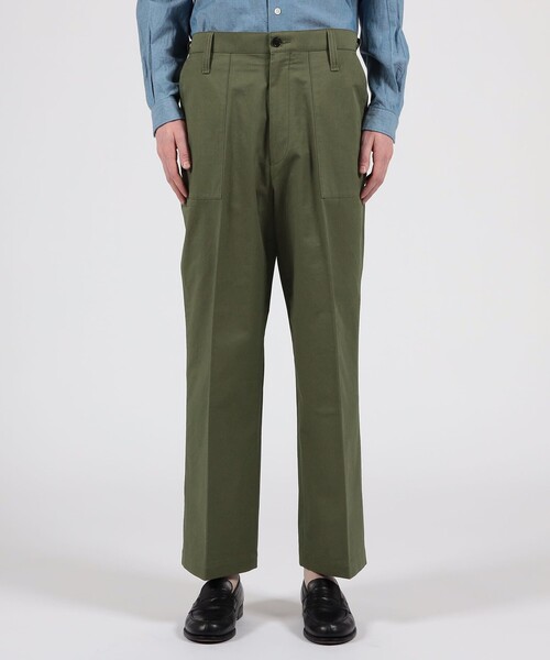 TOMORROWLAND チノパン コットンツイル ベイカーパンツ メンズ