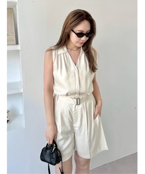【接触冷感】バナナ柄シャツ& ショートパンツ セール】接触冷感 総柄アロハショートパンツ（その他パンツ