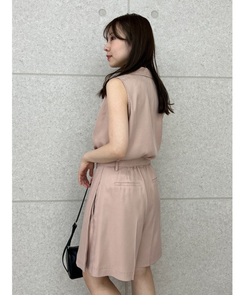 FRAY I.D パンツ ウォッシャブルクールサテンショートパンツ