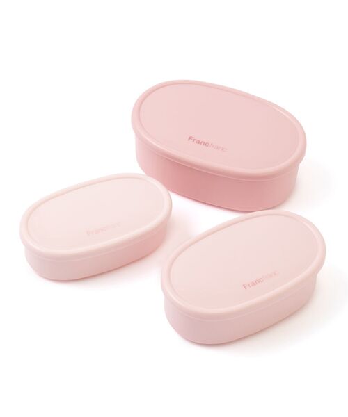 Francfranc（フランフラン） キッチン ロゴ フードコンテナ 3個セット