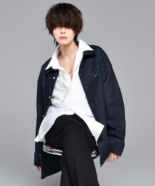 ADRER 「ADRER」 デニムジャケット LARGE ネイビー メンズ