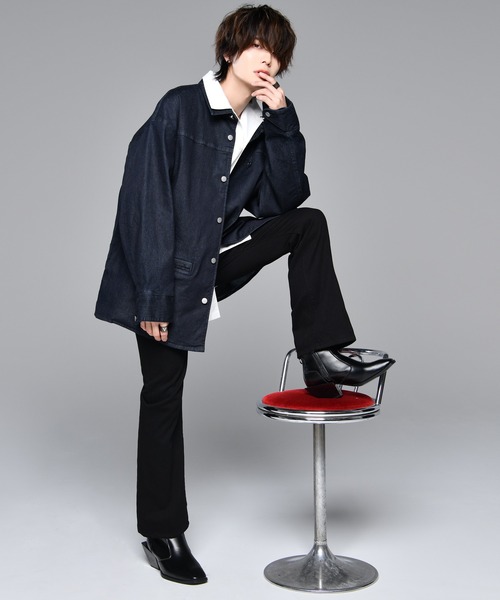 ADRER 「ADRER」 デニムジャケット LARGE ネイビー メンズ