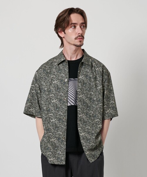 BEAUTY & YOUTH 動物柄長袖シャツ BEAUTY＆YOUTH UNITED ARROWS シャツ ロンシャン アニマル