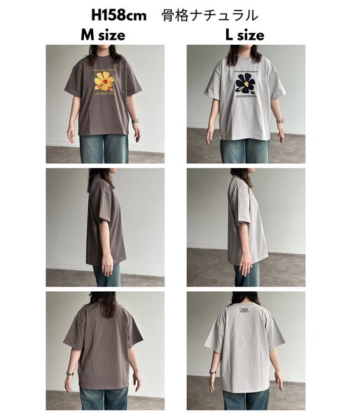 CPCM tシャツ フロントフラワー刺繍T メンズ レディース