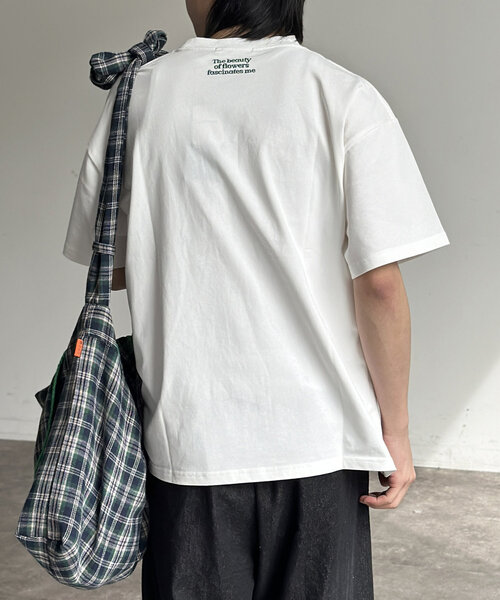 CPCM tシャツ フロントフラワー刺繍T メンズ レディース : ZOZOTOWN