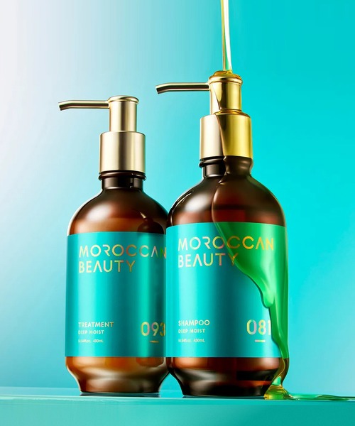 モロッカンビューティー モイスト シャンプー&トリートメントセット×4点 MOROCCAN BEAUTY（モロッカンビューティ） シャンプー シャンプー