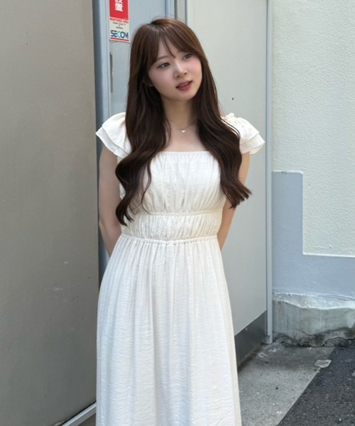 NICE CLAUP ワンピース one after another NICE CLAUP 「one CLAUP」 7分袖ワンピース
