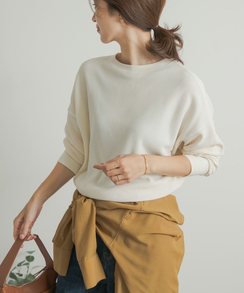 「URBAN RESEARCH DOORS」 長袖カットソー MEDIUM レッド系その他 レディース URBAN RESEARCH DOORS 「URBAN DOORS」 長袖カットソー MEDIUM