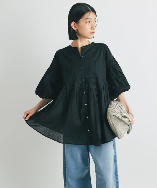 un dix cors ブラウス シャツ 「綿100％・柔らかな肌触り」前後