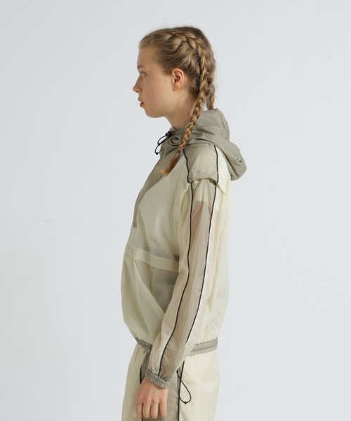 AVIREX ブルゾン ジャンバー SHEER COLOR SCHEME HOODIE JACKET