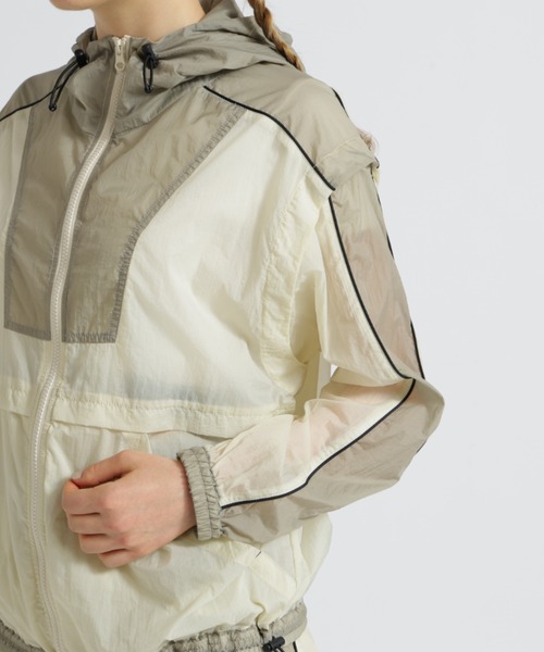 AVIREX ブルゾン ジャンバー SHEER COLOR SCHEME HOODIE JACKET