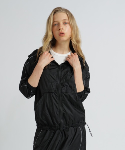 *AVIREX* シアーカラースキーム フーディージャケット WOMAN》SHEER COLOR SCHEME HOODIE JACKET/シアーカラースキーム