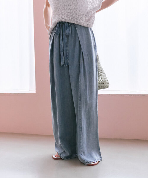 bonbon store デニム La boutique BonBon｜【新色追加】ワイドデニム | Rakuten