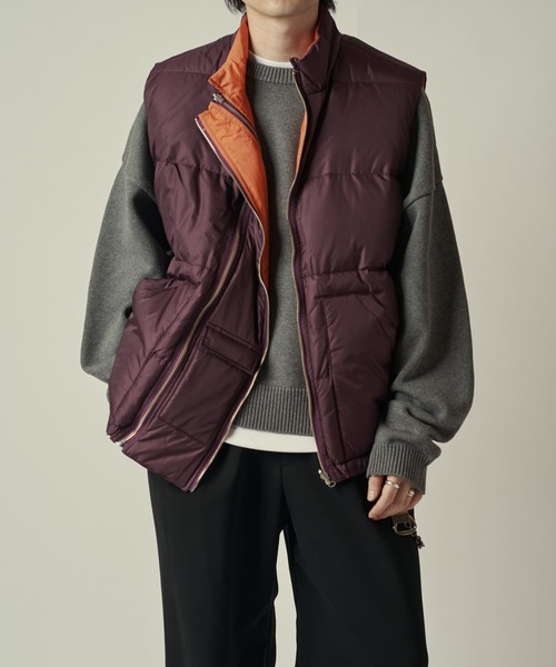 Lui's チマヨベスト　刺繍 サイズS ルイス Lui's（ルイス） ダウンベスト ベスト リバーシブルダウンベスト