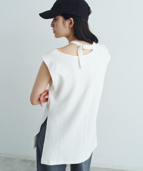 tシャツ pile cutout tee レディース