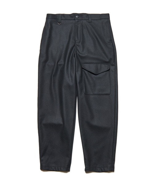 パンツ SOPHNET. MELTON WOOL  NAVY PANTS SOPHNET.（ソフネット） パンツ LIGHT MELTON WOOL ROYAL NAVY PANTS
