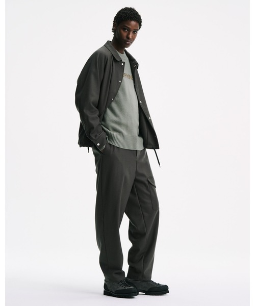 SOPHNET.（ソフネット） パンツ LIGHT MELTON WOOL ROYAL NAVY PANTS