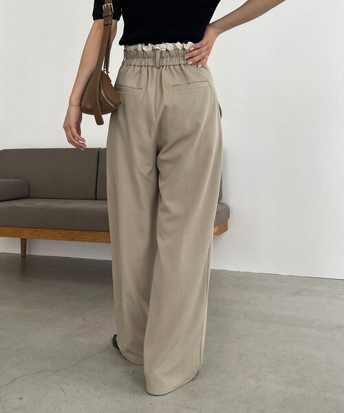 CAPRICIEUX LE'MAGE（カプリシューレマージュ） パンツ フリルウエスト