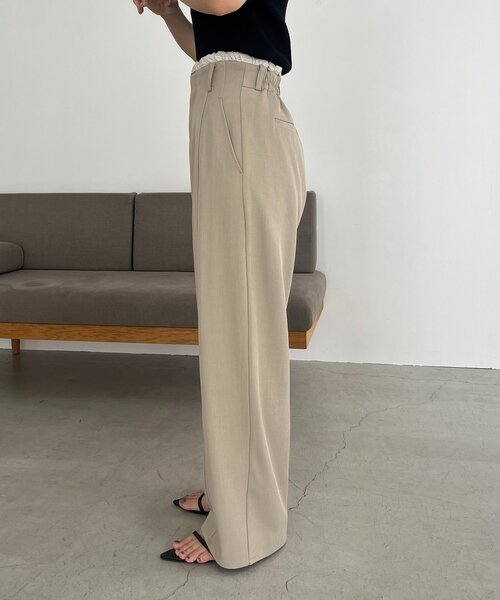 CAPRICIEUX LE'MAGE（カプリシューレマージュ） パンツ フリルウエスト