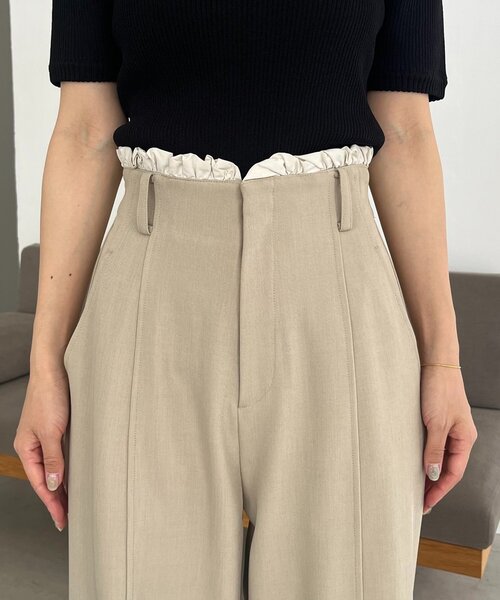 CAPRICIEUX LE'MAGE（カプリシューレマージュ） パンツ フリルウエスト