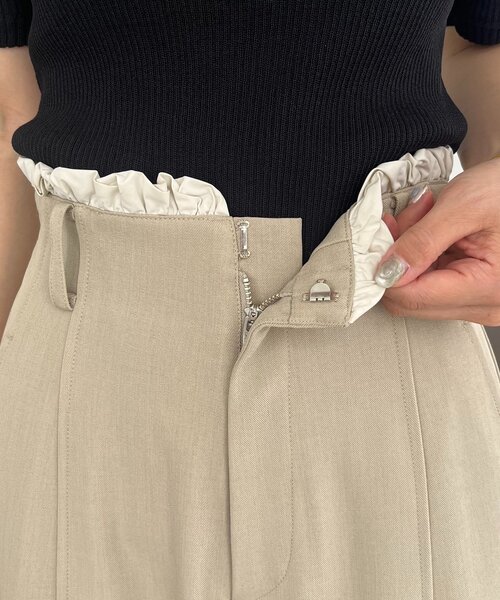 CAPRICIEUX LE'MAGE（カプリシューレマージュ） パンツ フリルウエスト