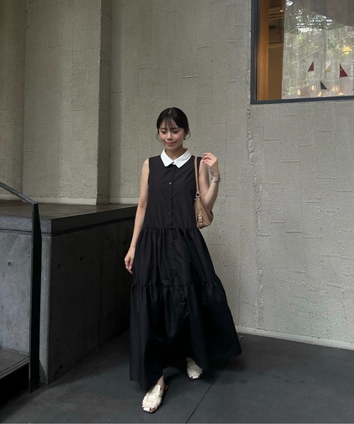 spell&gypsy collectiveフラワーティアードワンピース L セール】クラリティティアードワンピース（ワンピース）｜flower