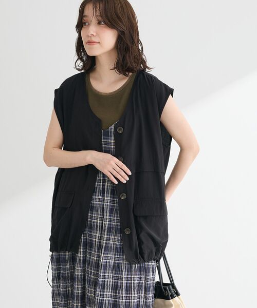 Green Parks（グリーンパークス） ベスト ジレ シアーミリタリーベスト