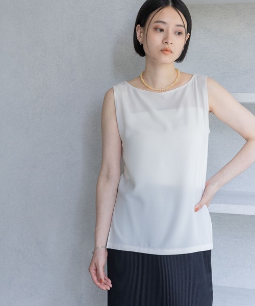 tシャツ ソフトジョーゼットノースリーブT レディース A part by tシャツ ソフトジョーゼットノースリーブT レディース