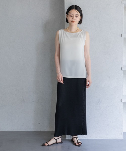 tシャツ ソフトジョーゼットノースリーブT レディース A part by tシャツ ソフトジョーゼットノースリーブT レディース