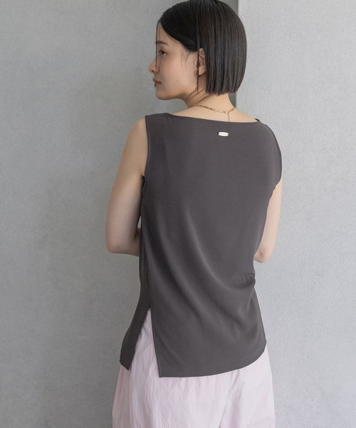 ALTURA ノースリーブ / ★新品（pertex） 4色＊レディース＊prit-40/1ムラ糸MVSハイゲージ天竺 スクエアネック