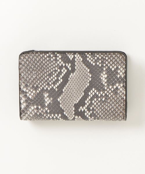 【新品未使用品】Python パイソン　二つ折り財布　メンズ　レディース L.E.D.BITES（エルイーディーバイツ） 財布 パイソン ミドルサイズ 二