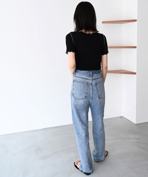 「CANAL JEAN」 「red chop works」半袖カットソー 38 オフホワイト レディース