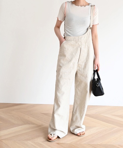 「CANAL JEAN」 「red chop works」半袖カットソー 38 オフホワイト レディース