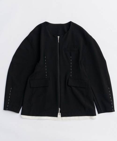 MAISON SPECIAL（メゾンスペシャル） ジャケット ノーカラージャケット