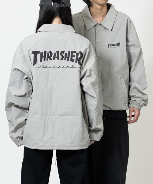 THRASHER（スラッシャー） ナイロンジャケット 「at」「THRASHER
