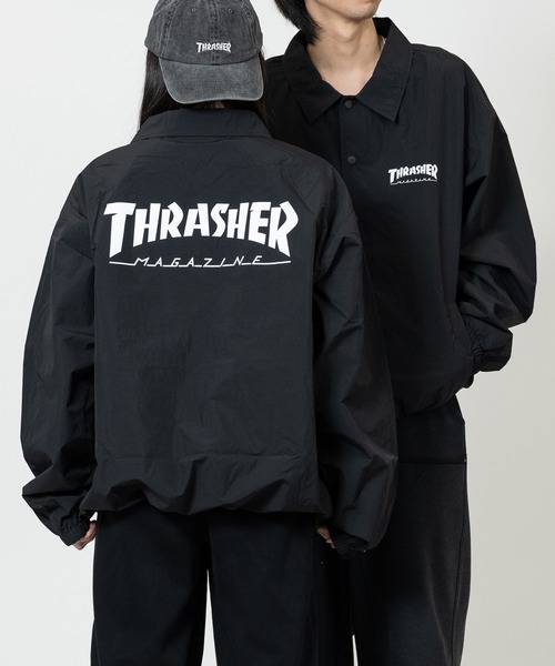 THRASHER（スラッシャー） ナイロンジャケット 「at」「THRASHER