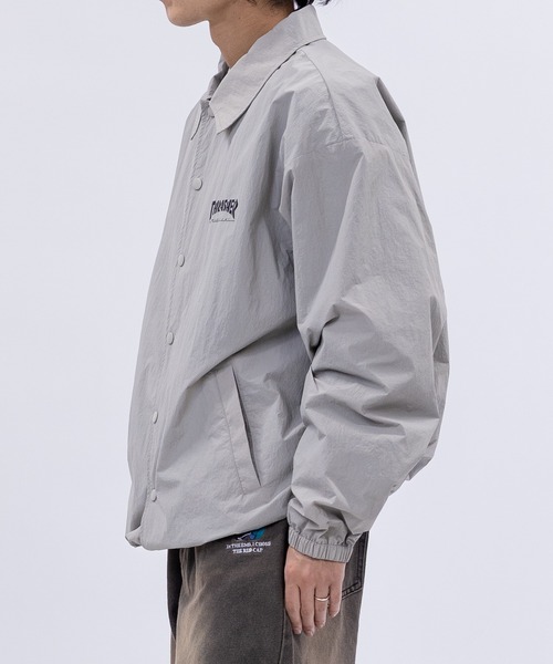 THRASHER（スラッシャー） ナイロンジャケット 「at」「THRASHER