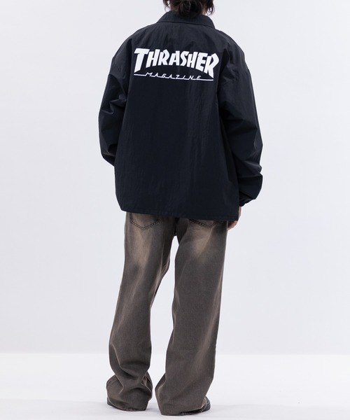 THRASHER（スラッシャー） ナイロンジャケット 「at」「THRASHER