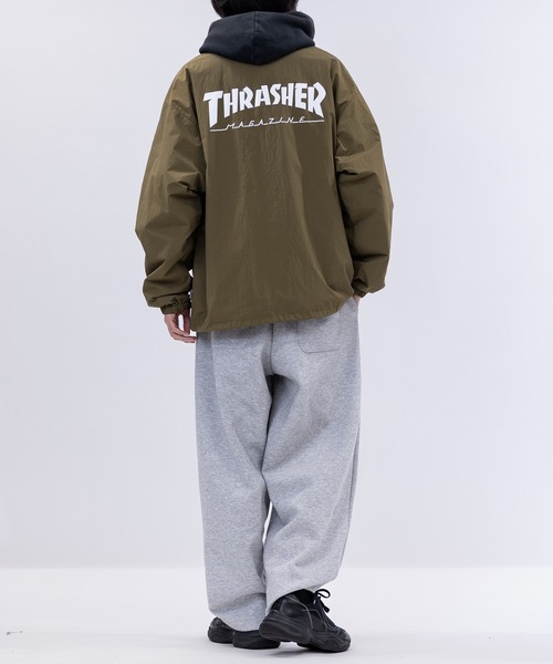THRASHER（スラッシャー） ナイロンジャケット 「at」「THRASHER