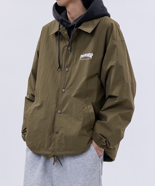 THRASHER（スラッシャー） ナイロンジャケット 「at」「THRASHER