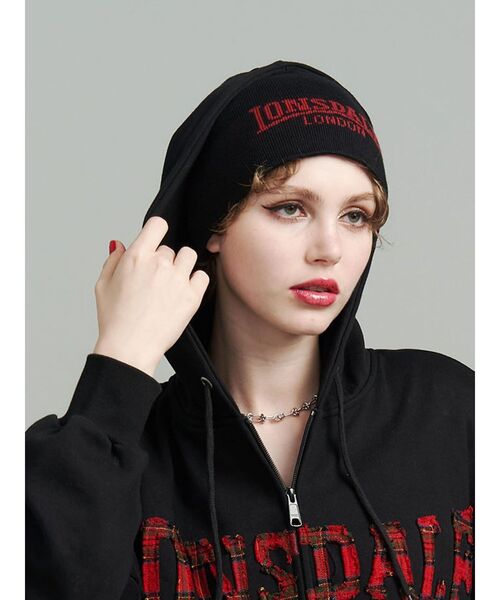 (新品)jaded london Knit Beanie ニット帽　ビーニー Elgin Buckle Beanie | Jaded London | Clothing
