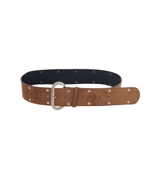 ベルト suede double studs belt / スエードダブルスタッズベルト ベルト suede double studs belt / スエードダブルスタッズベルト