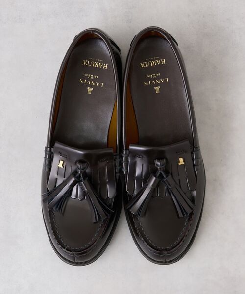 LANVIN en Bleu ローファー 「23.0〜24.0cm」HARUTA キルト