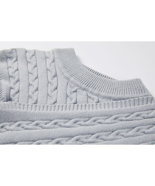 「EKCOOKIES」 長袖ニット M グレー レディース_画像8