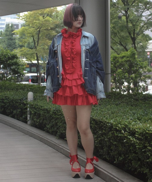 デニムジャケット gジャン TWO-IN-ONE DENIM JACKET メンズ レディースの画像
