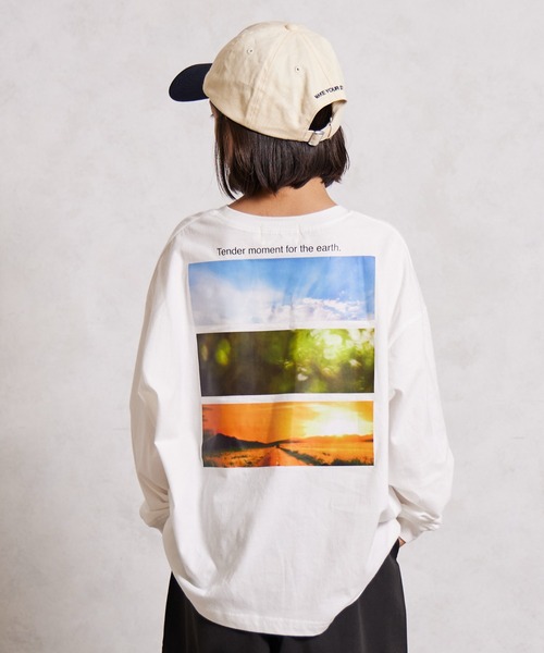 Kです PAIRMANON STREET tシャツ バックプリント 長袖 Tシャツ